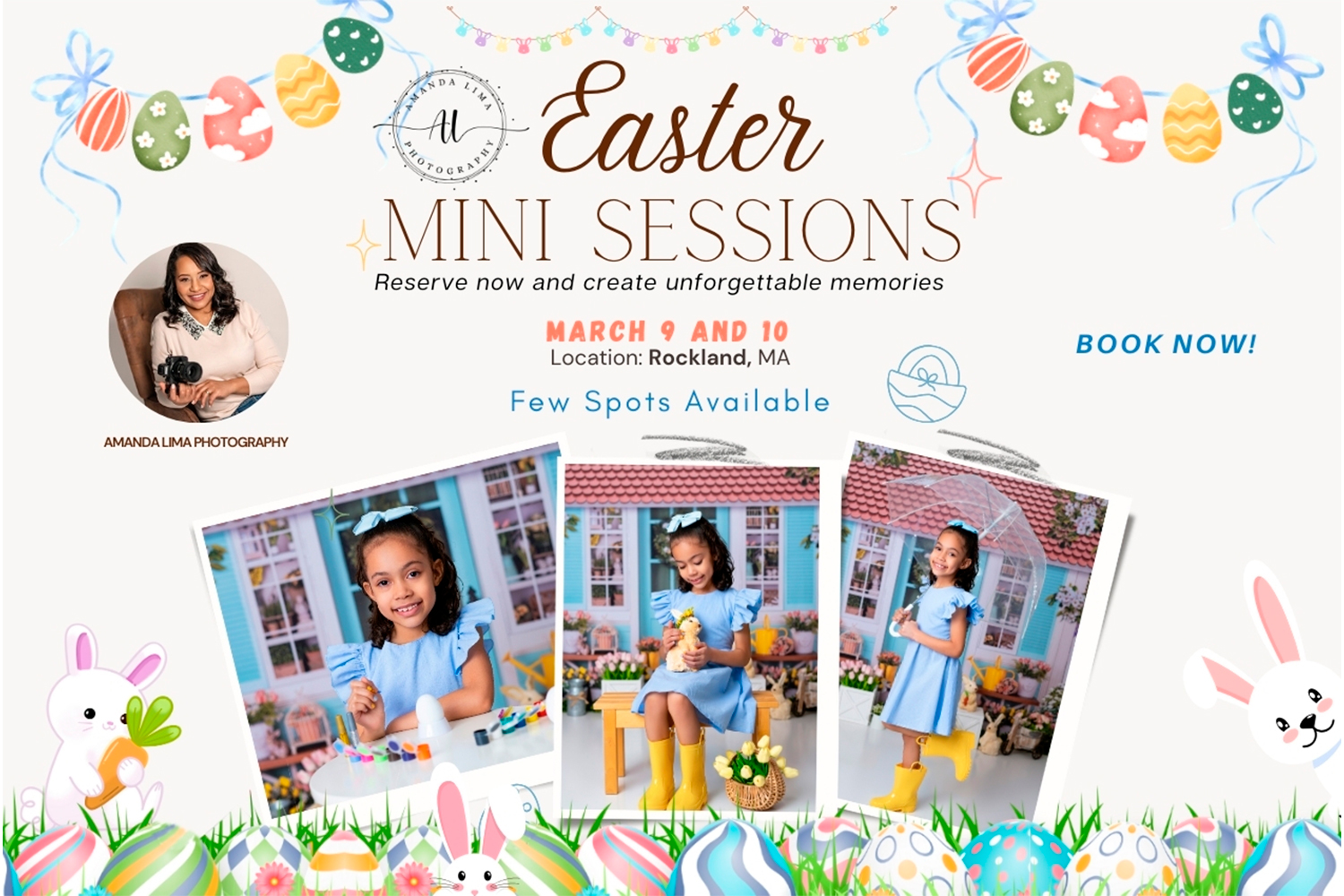 Easter Mini Sessions in Rockland, MA